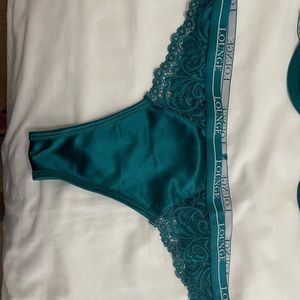 Lounge silk balcony thong Like New